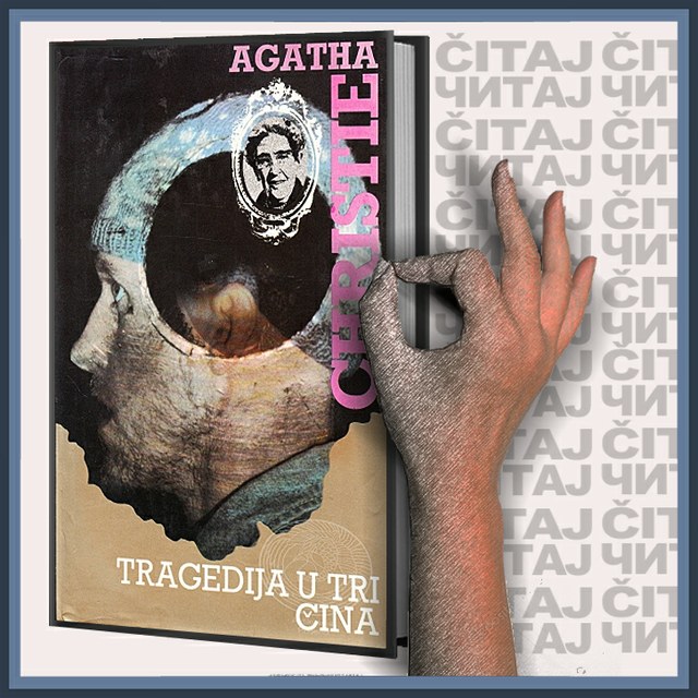 Agata Kristi - Tragedija u tri čina (ilustracija)