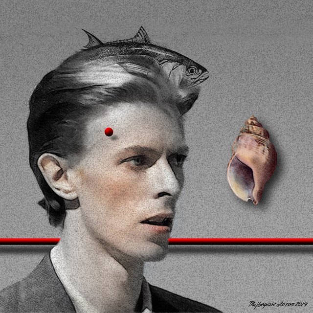 David Bowie - slika Zorana Mujbegovića