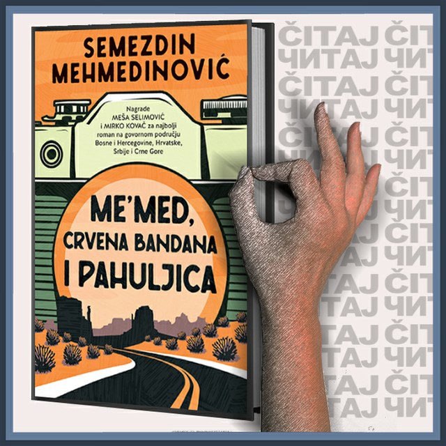 Semezdin Mehmedinović – Memed, crvena bandana i pahuljica (ilustracija)