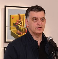 Željko Komnenović - portret sa otvaranja "Pozornice snova"